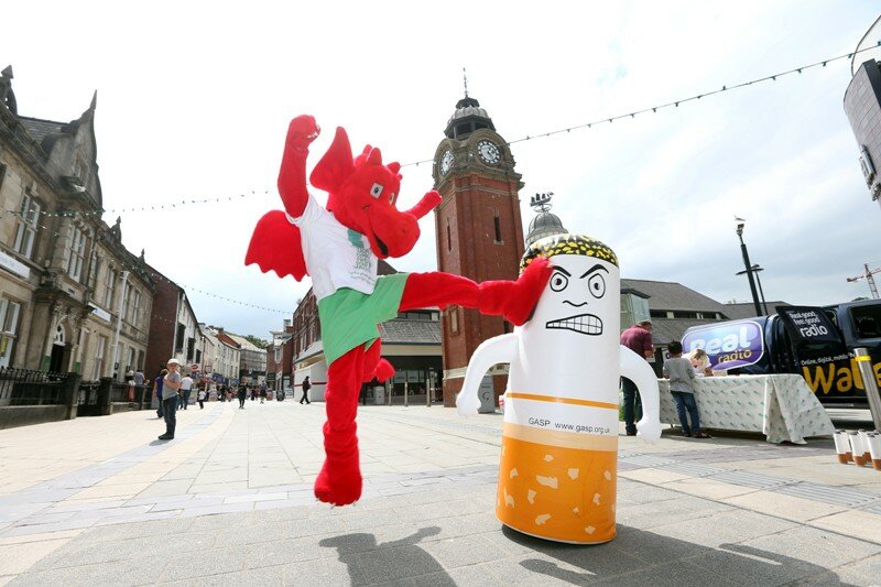 Patch the dragon in Bangor